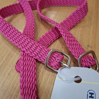Correa espuela inglesa SPRENGER nylon rosa - Imagen 2